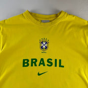 Early 2000s Nike Brazil R9 Ronaldo T Shirt L