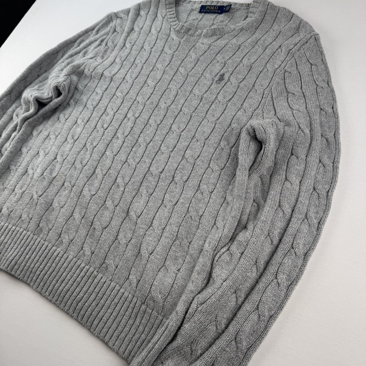Polo Ralph Lauren Embroidered Logo Cable Knitted Jumper M