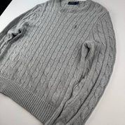 Polo Ralph Lauren Embroidered Logo Cable Knitted Jumper M