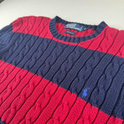 Polo Ralph Lauren Embroidered Pony Striped Knitted Jumper S