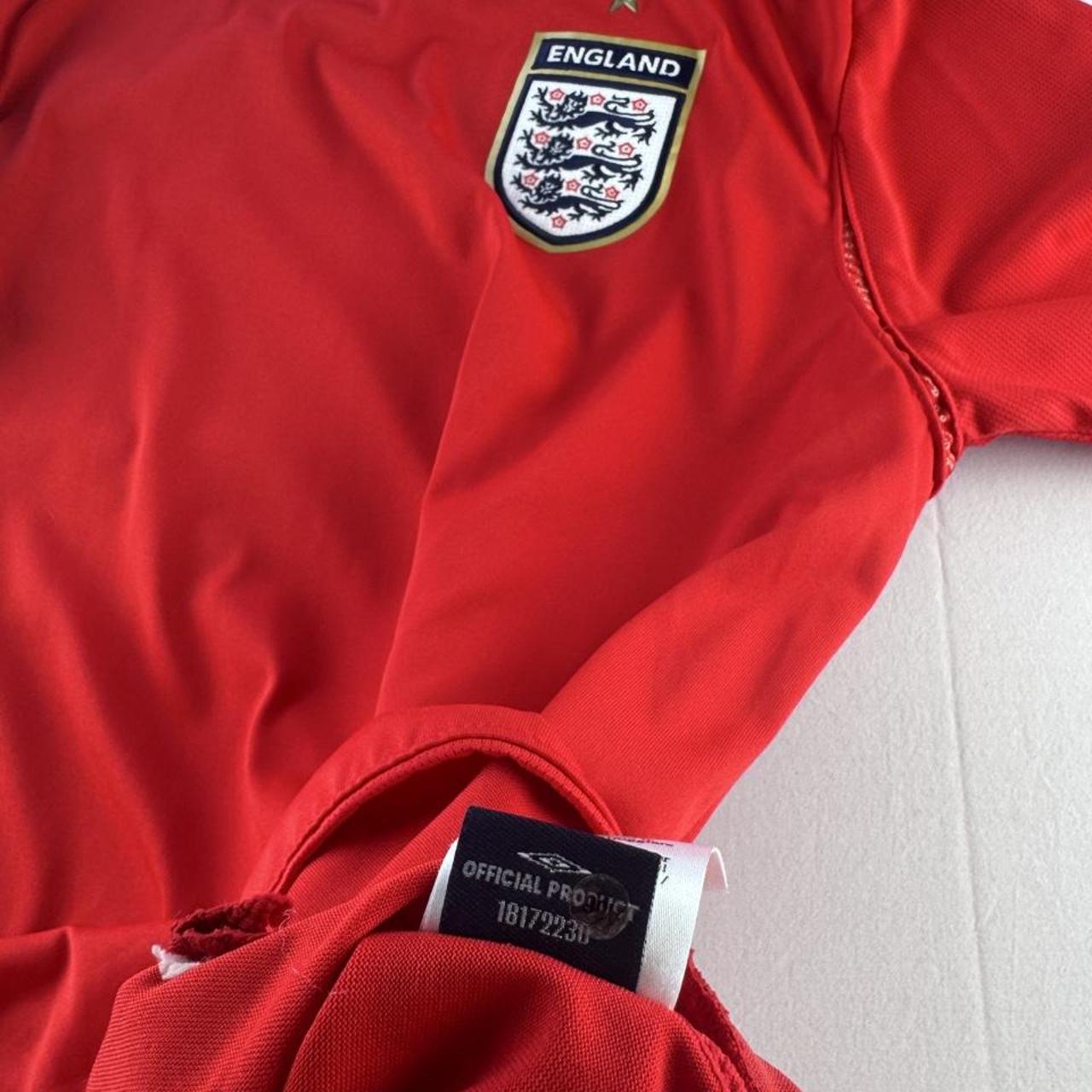 2007-09 Umbro England Away Jersey L