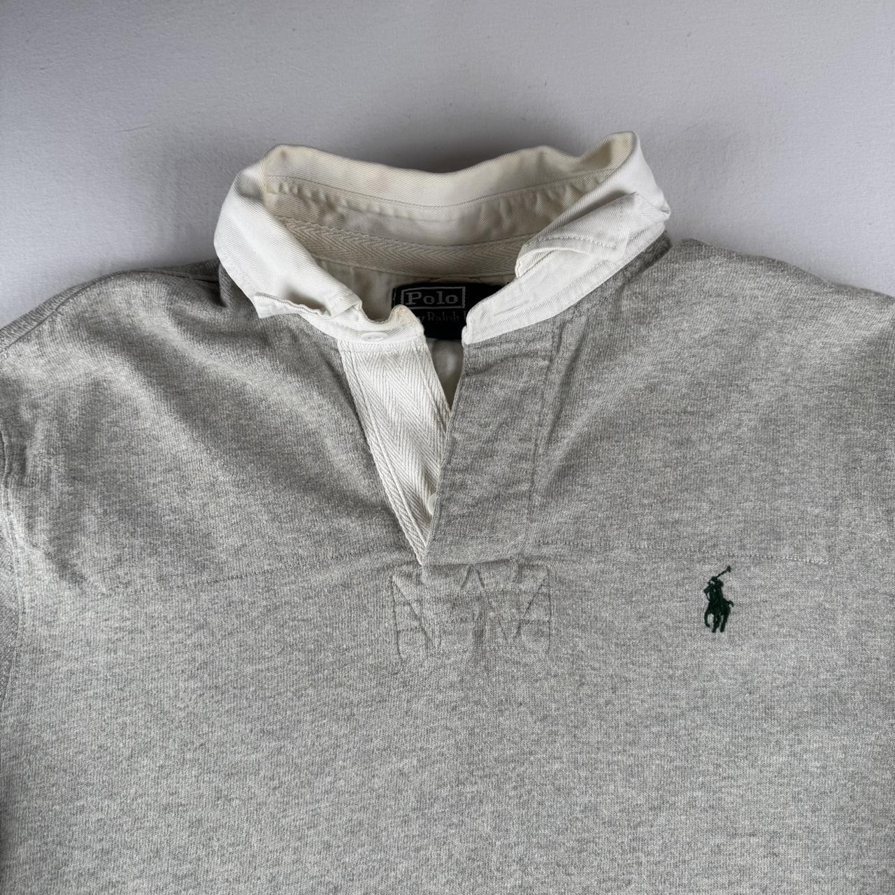 Polo Ralph Lauren Green Embroidered Pony Rugby Polo Shirt M