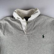 Polo Ralph Lauren Green Embroidered Pony Rugby Polo Shirt M