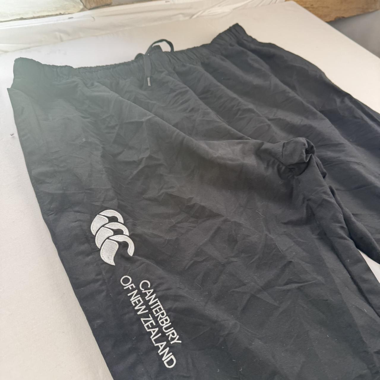 Mens 4XL Canterbury Joggers Black and White