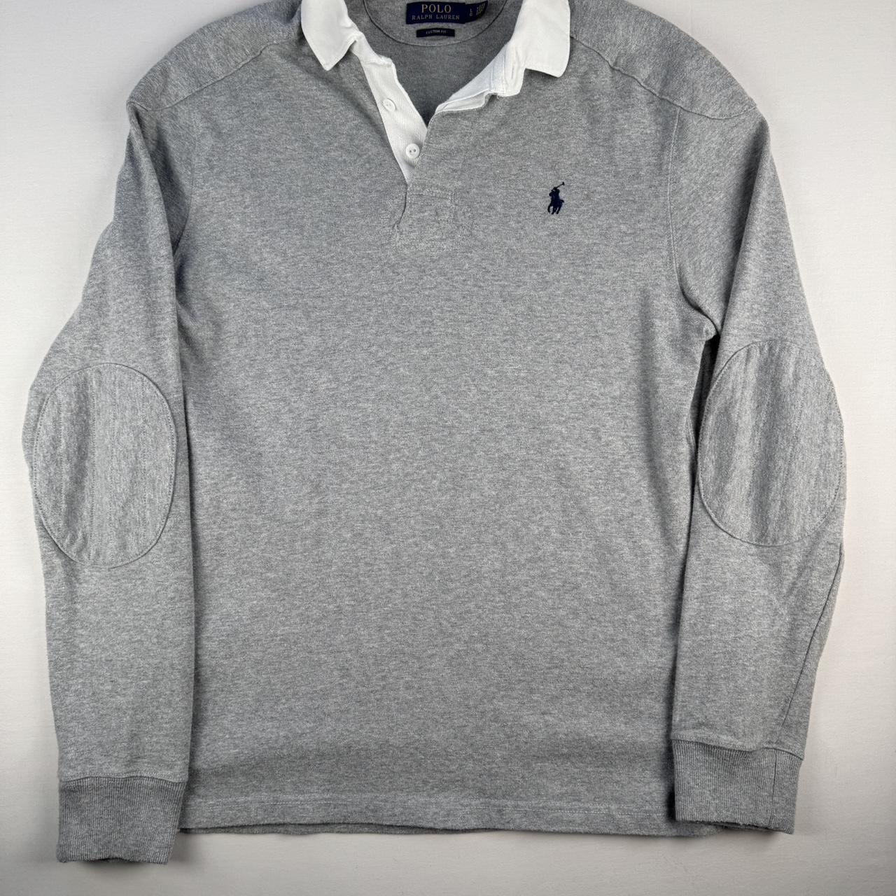 Polo Ralph Lauren Grey Rugby Polo Shirt L