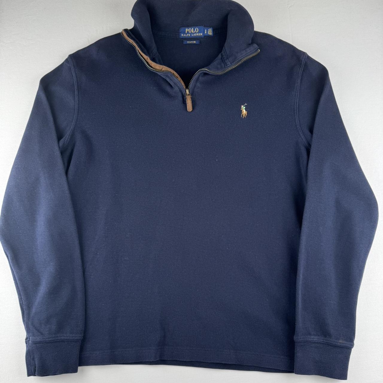 Polo Ralph Lauren Embroidered Pony Quarter Zip Jumper S