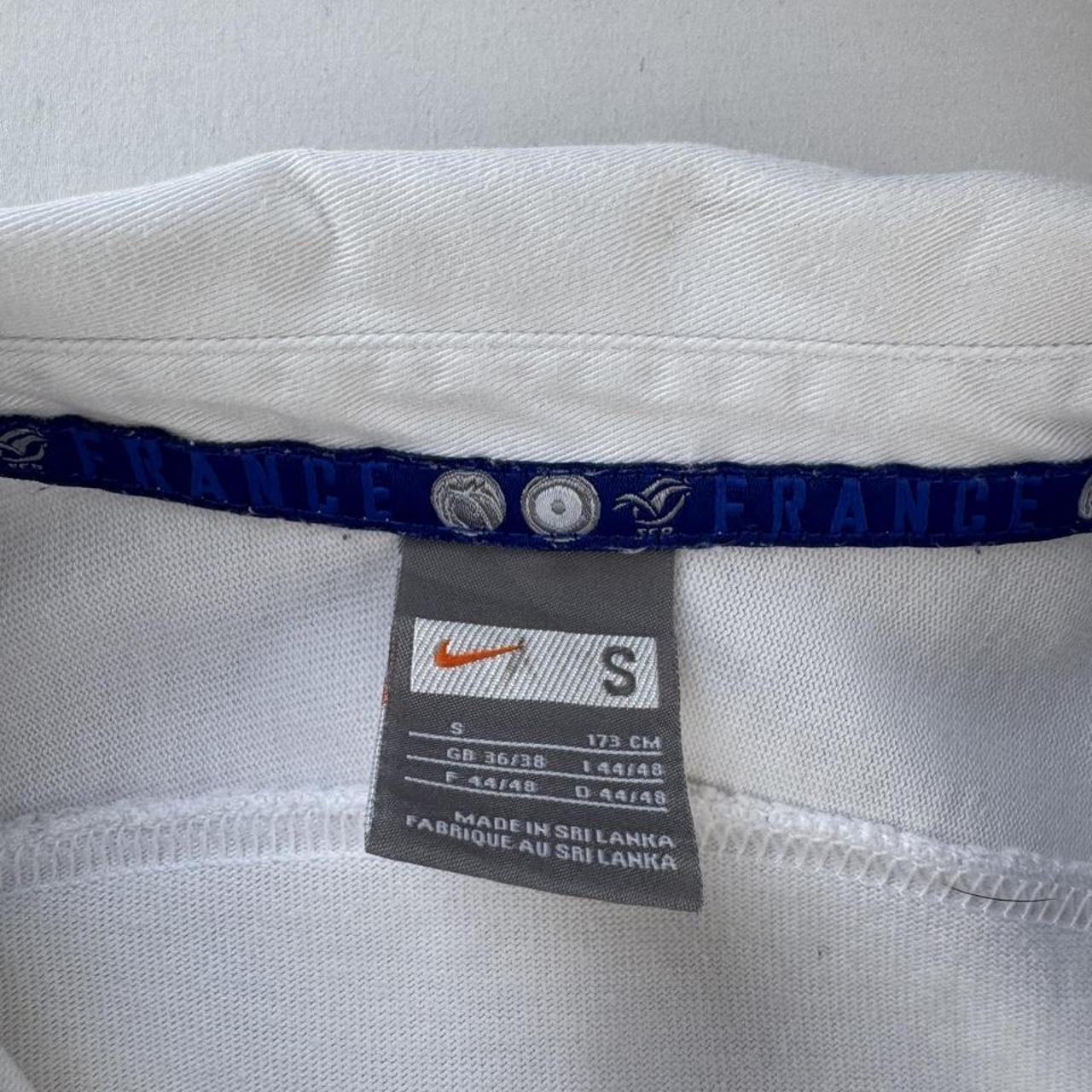 2007 Nike Embroidered France Rugby Polo Shirt S