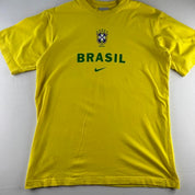 Early 2000s Nike Brazil R9 Ronaldo T Shirt L