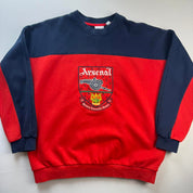 VIntage Style Adidas Embroidered Oversized Arsenal Sweatshirt S