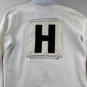 Thick Tommy Hilfiger Embroidered Logo Rugby Polo Shirt M
