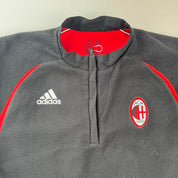 Rare Early 2000s Adidas AC Milan Reversible Fleece Jacket L