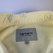 Yellow Carhartt WIP Long Sleeve Madison Corduroy Button Down Shirt L