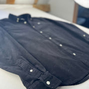 Black Carhartt WIP Long Sleeve Madison Corduroy Button Down Shirt M