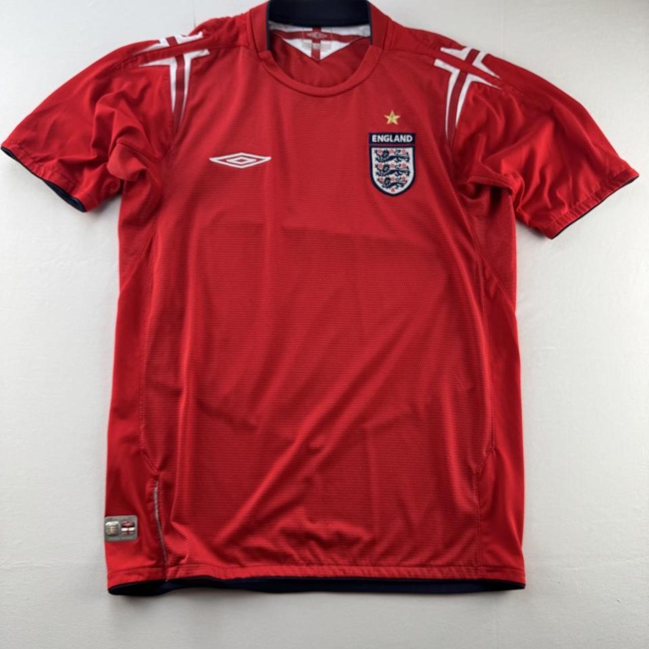2004-06 Umbro England Away Playing Shirt S
