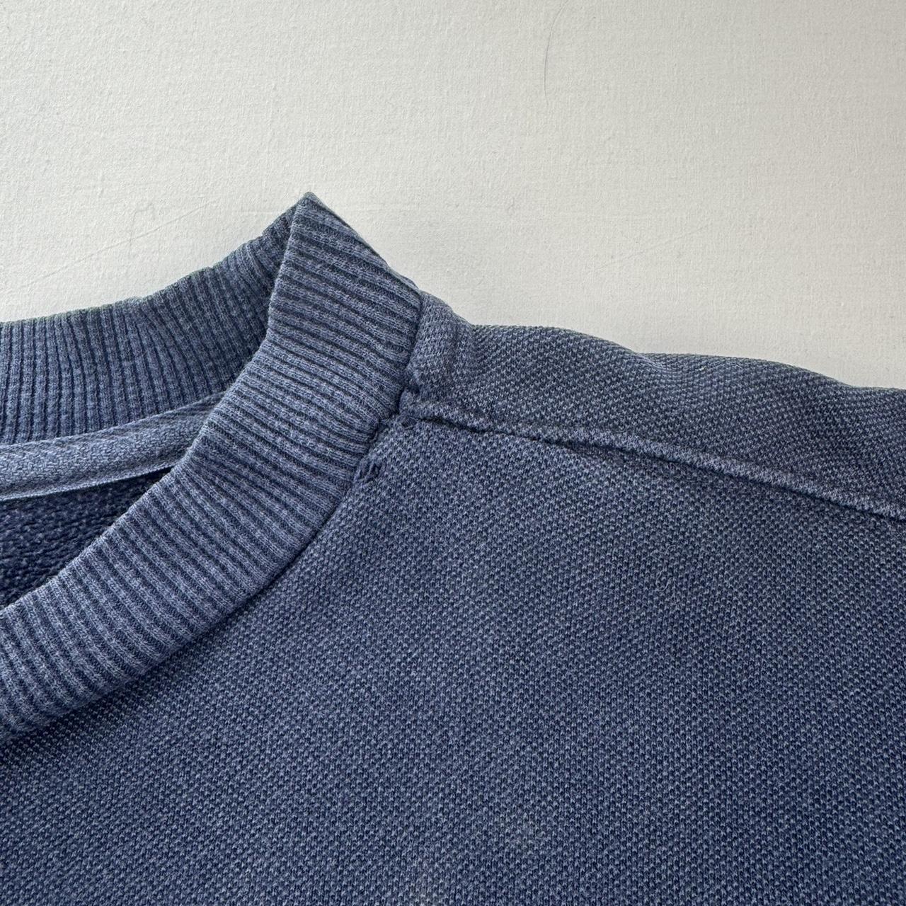 Womens Navy 1990s Nike Embroidered Swoosh Sweatshirt 12-14