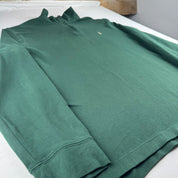 Polo Ralph Lauren Green Quarter Zip Pima Cotton Jumper XL
