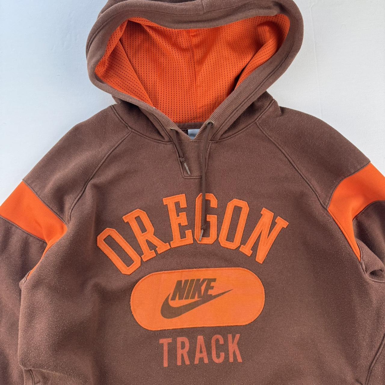 2000s Nike Embroidered Oregon Oversized Hoodie S