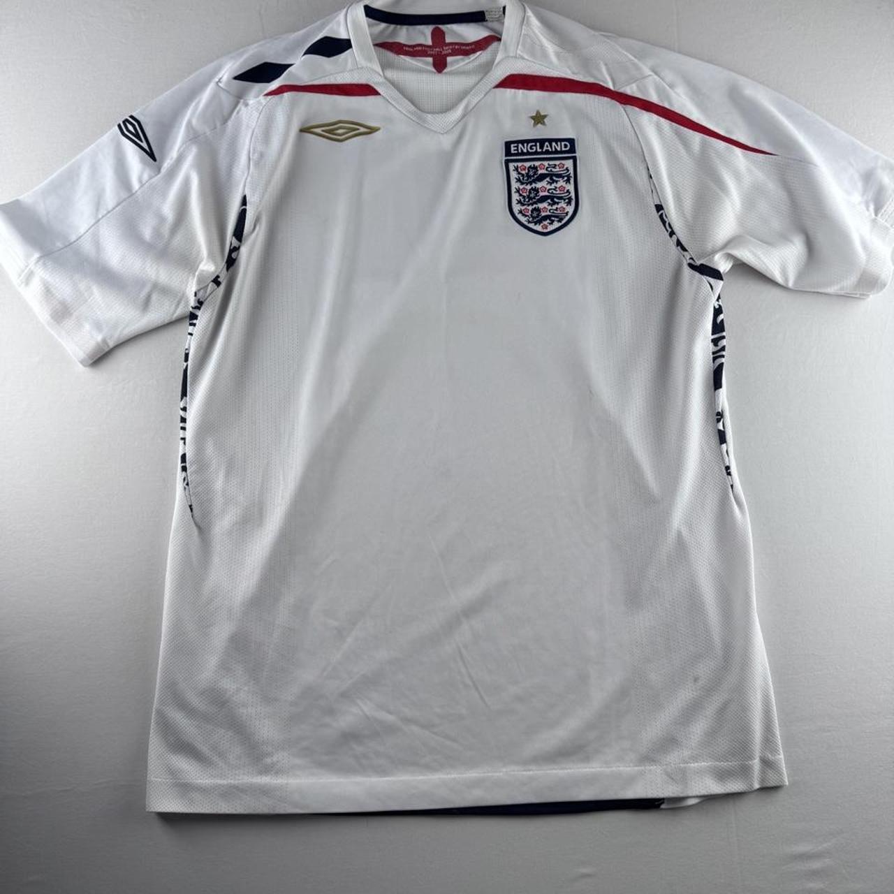 2007-09 Umbro England Football Home Jersey L