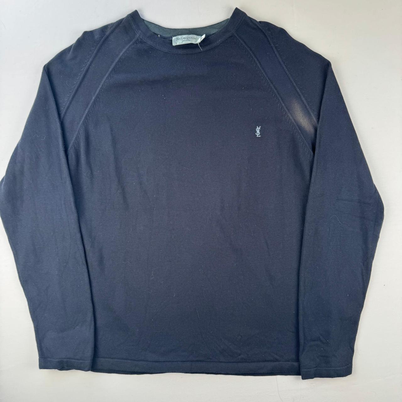 Yves Saint Laurent Sweatshirt in Navy Size XL