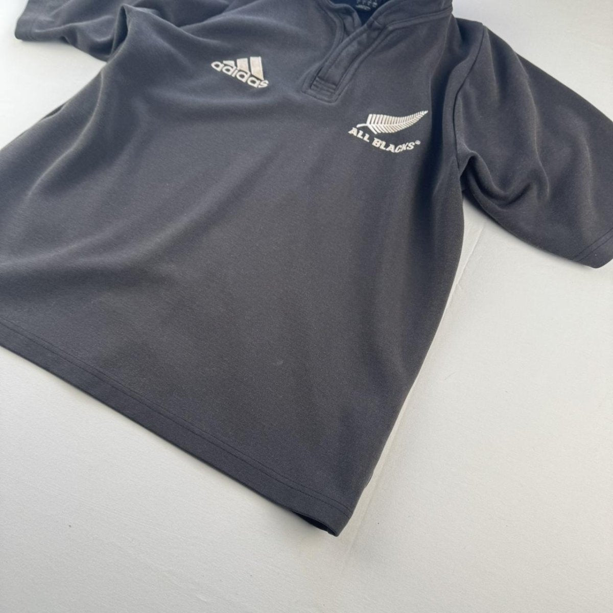 Adidas 2000s New Zealand Rugby Polo Shirt S - Threads Uncovered