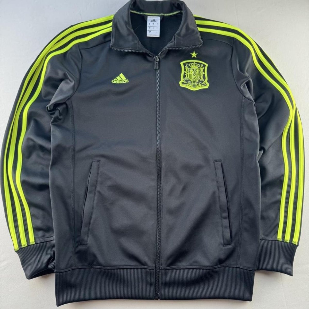 Adidas 2011-12 Embroidered Spain Tracksuit Top S - Threads Uncovered