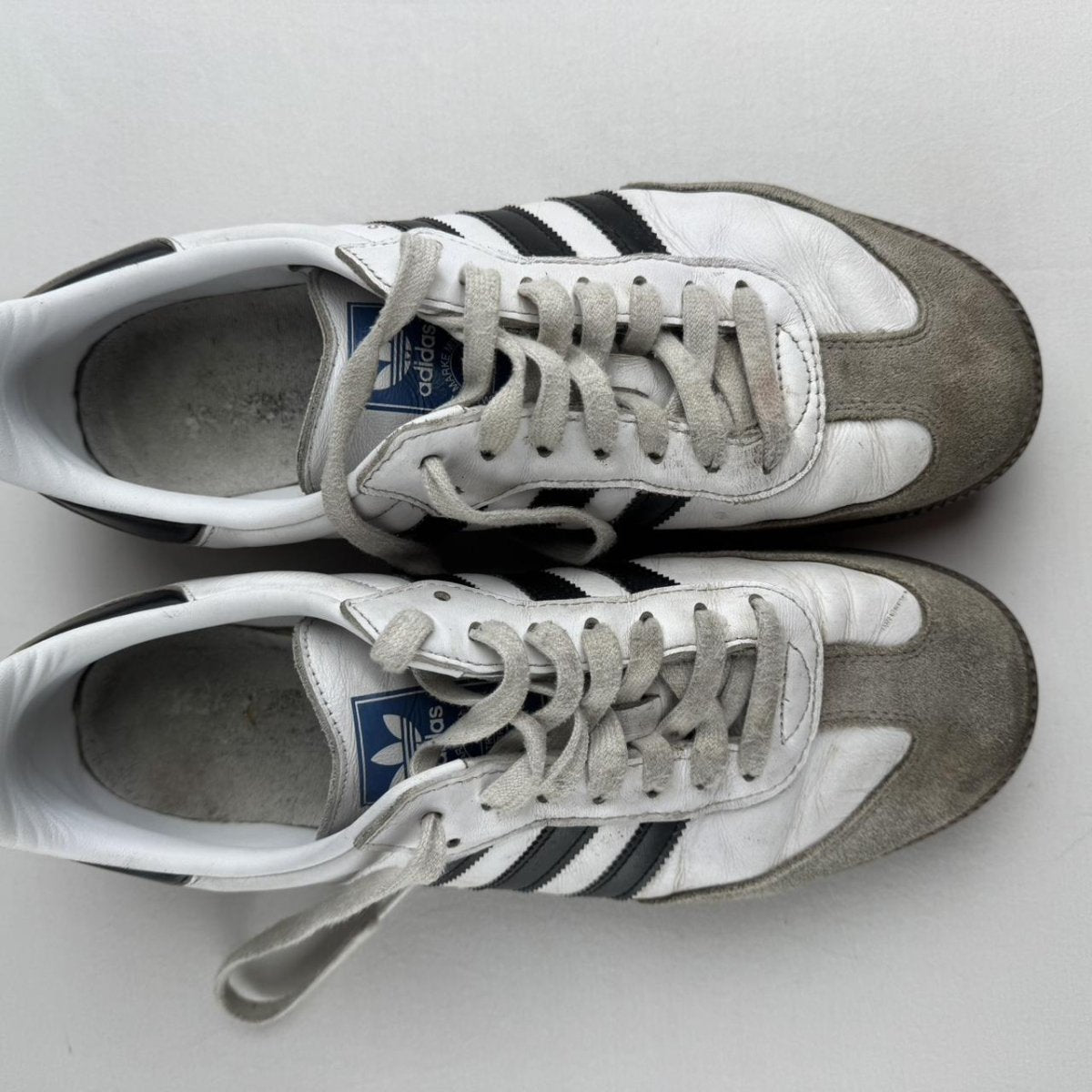 Adidas Sambas OG White and Black UK9 - Threads Uncovered