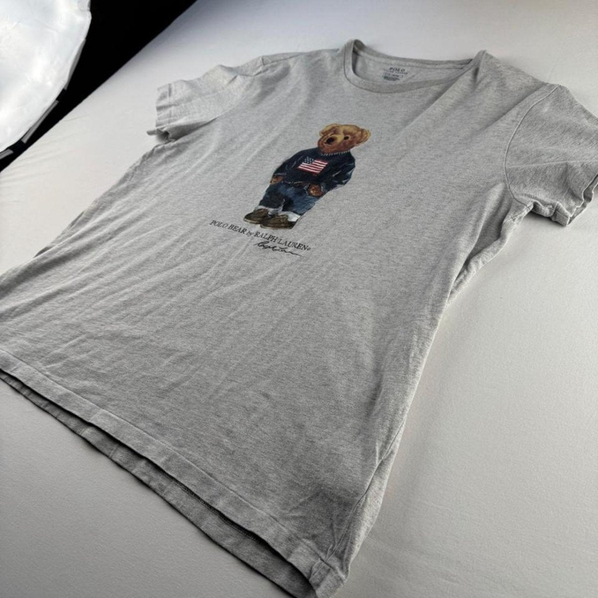Authentic Polo Ralph Lauren Polo Bear Graphic T Shirt L - Threads Uncovered