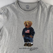 Authentic Polo Ralph Lauren Polo Bear Graphic T Shirt L - Threads Uncovered