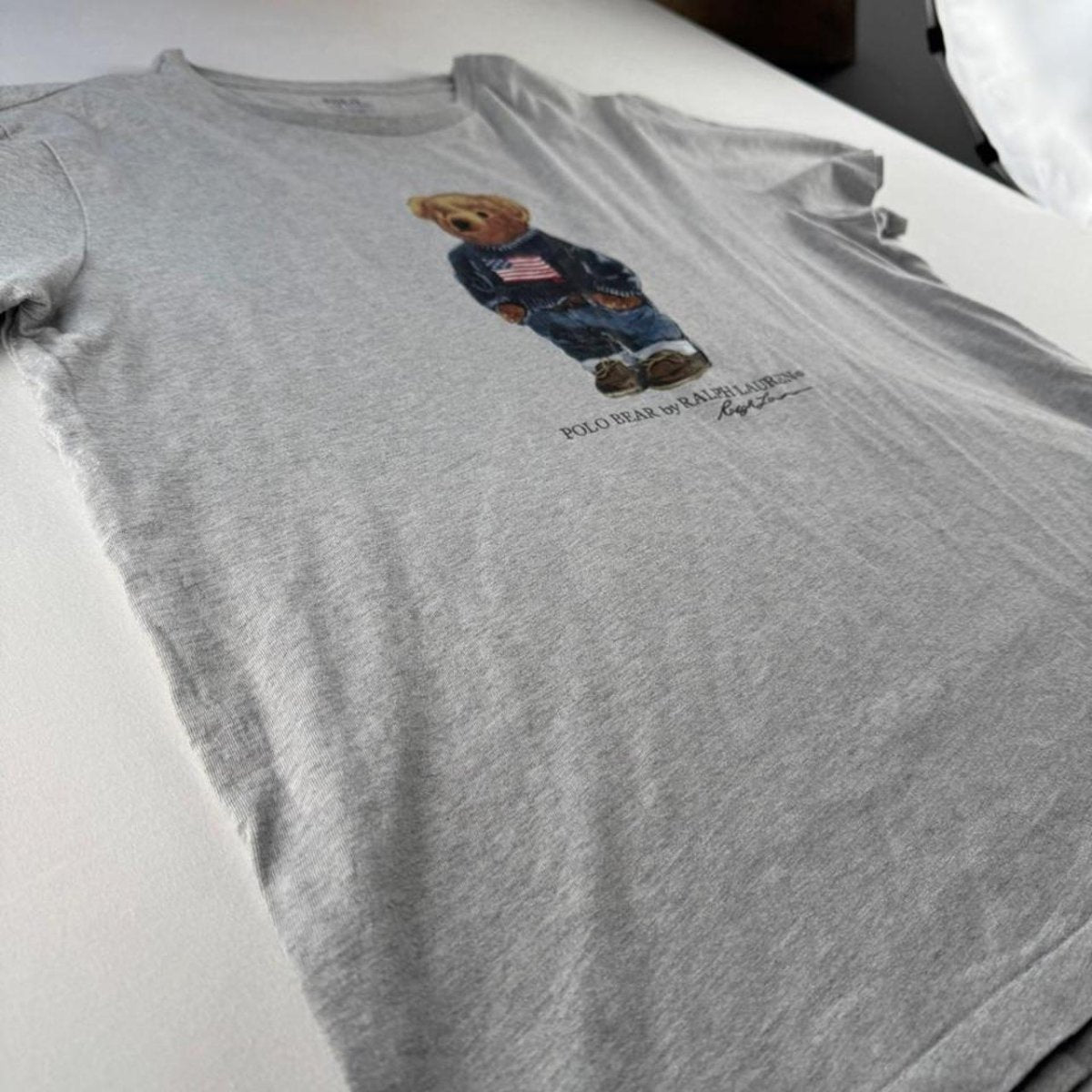 Authentic Polo Ralph Lauren Polo Bear Graphic T Shirt L - Threads Uncovered