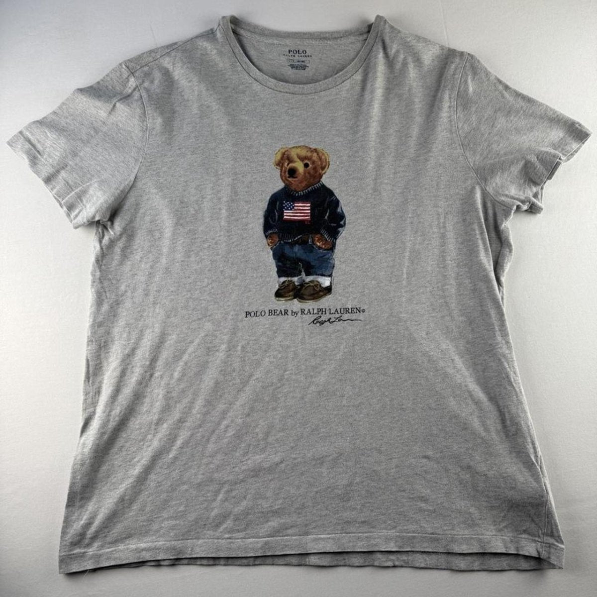 Authentic Polo Ralph Lauren Polo Bear Graphic T Shirt L - Threads Uncovered