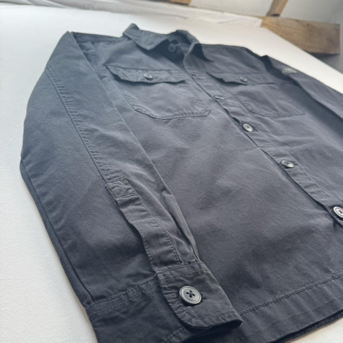 Barbour International Mens Thick Shirt Jacket S - Threads Uncovered