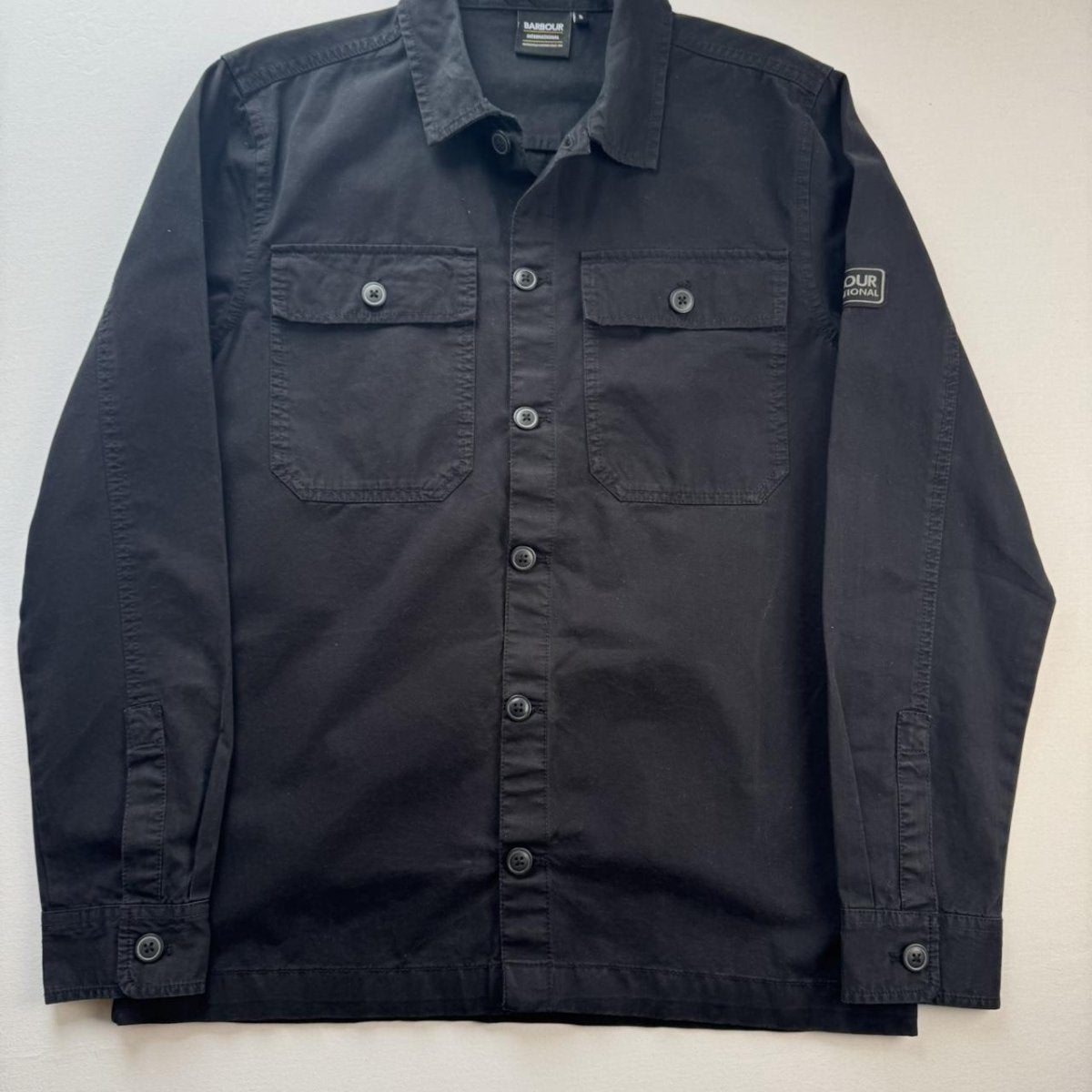 Barbour International Mens Thick Shirt Jacket S - Threads Uncovered