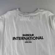 Barbour Internations Centre Spellout Relaxed T Shirt M - Threads Uncovered