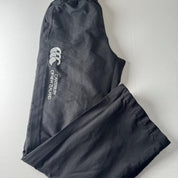 Black and Grey Canterbury Uncuffed Joggers - Threads Uncovered
