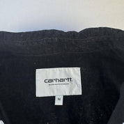 Black Carhartt WIP Long Sleeve Madison Corduroy Button Down Shirt M - Threads Uncovered