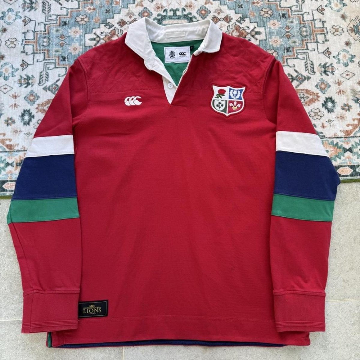 British and Irish Lions Canterbury Rugby Polo L - Threads Uncovered