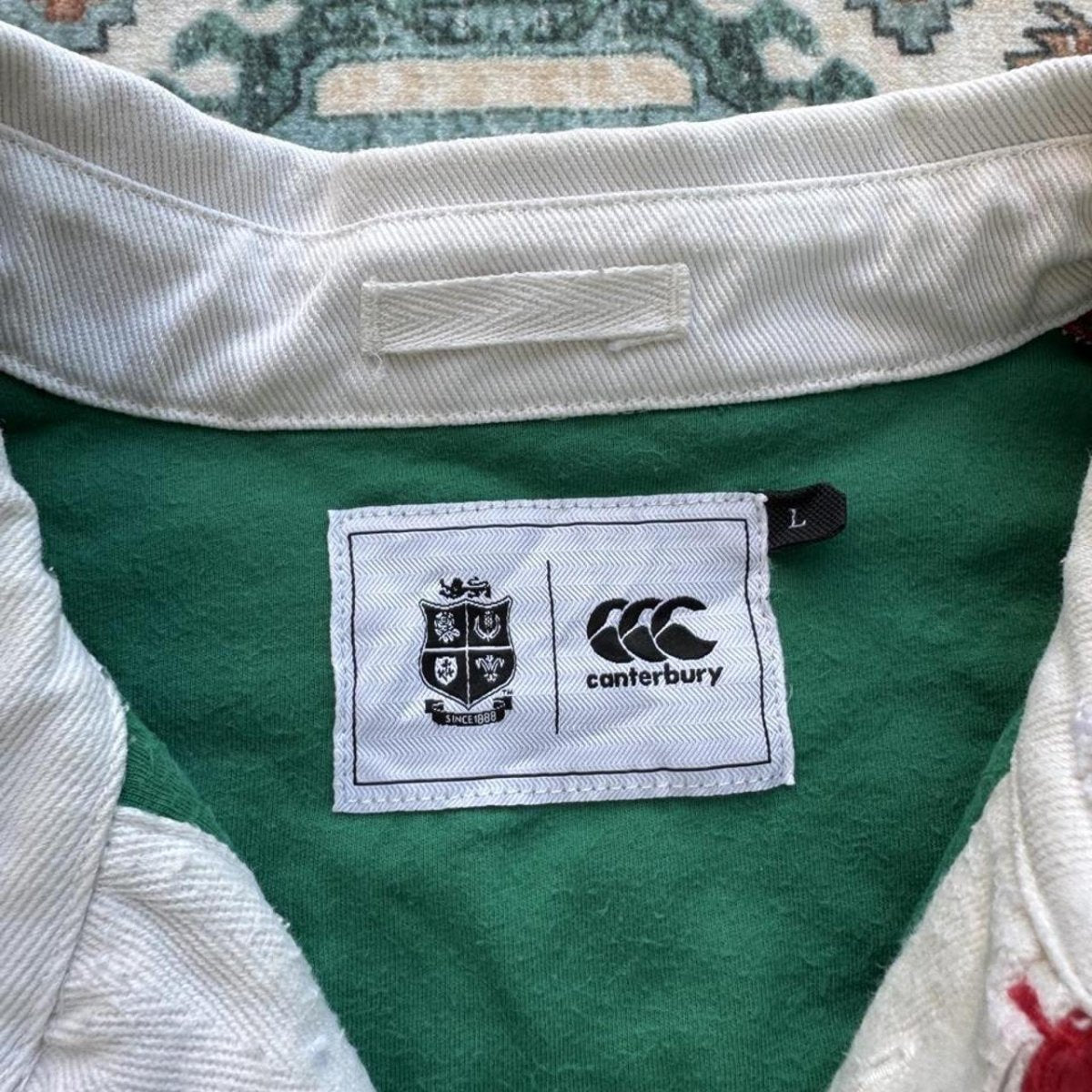 British and Irish Lions Canterbury Rugby Polo L - Threads Uncovered