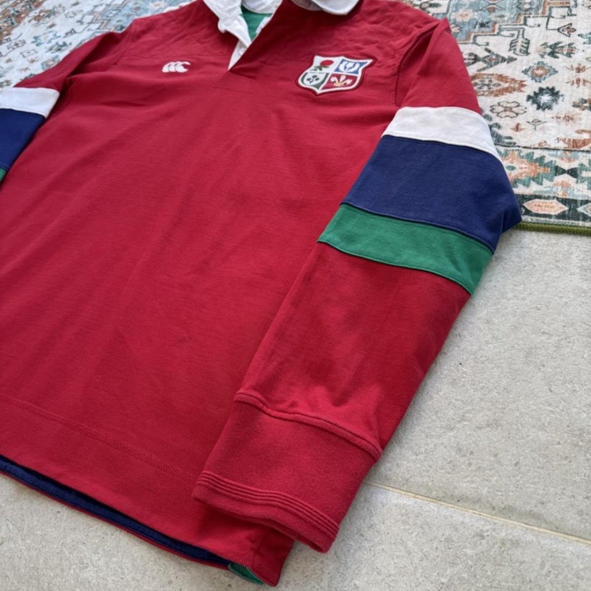 British and Irish Lions Canterbury Rugby Polo L - Threads Uncovered