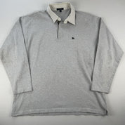 Burberry Embroidered Logo Rugby Polo XL - Threads Uncovered