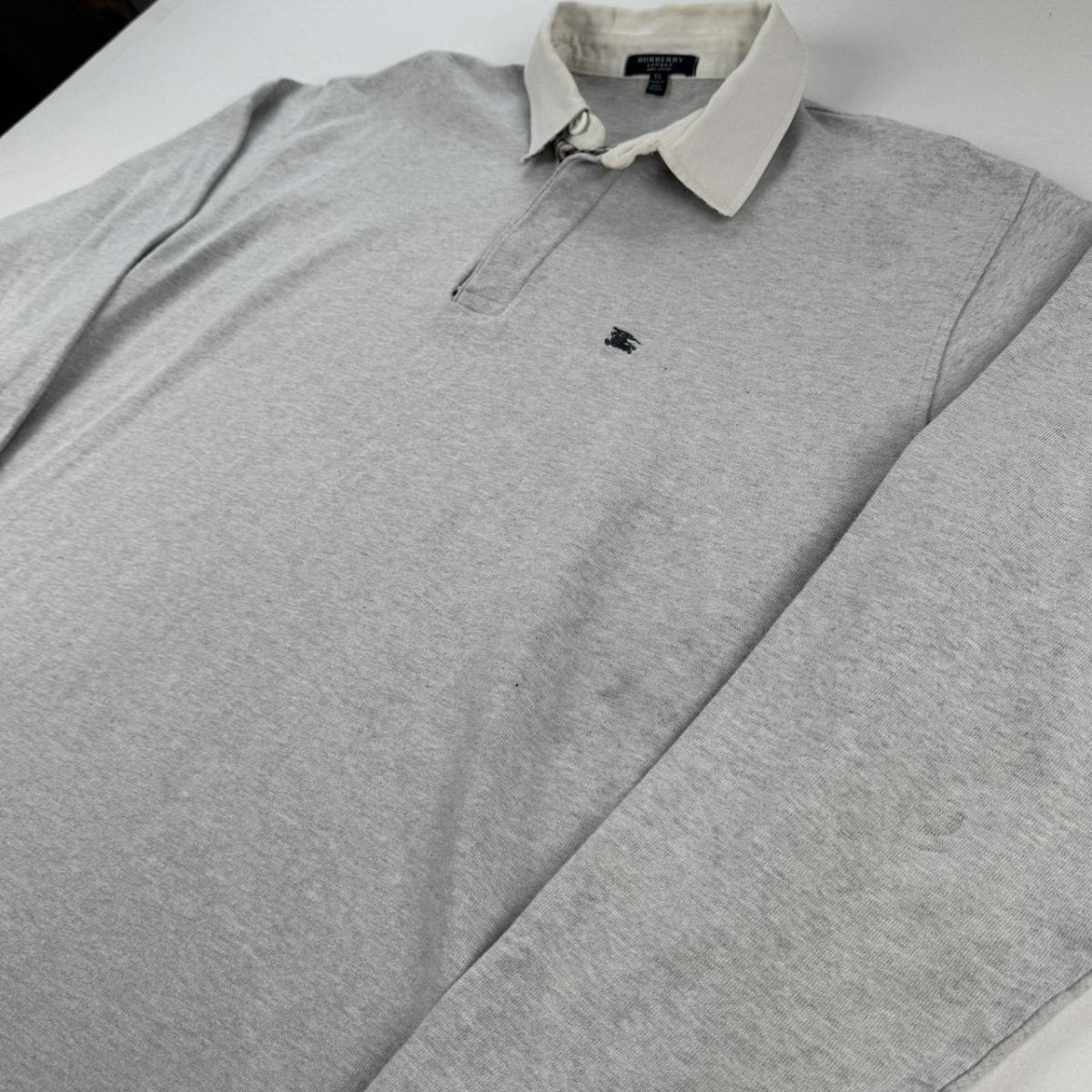 Burberry Embroidered Logo Rugby Polo XL - Threads Uncovered