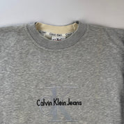 Calvin Klein Sweatshirt in Grey Size M - Threads Uncovered