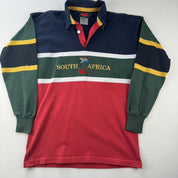 Canterbury 1990s Spellout South Africa Rugby Polo Shirt S - Threads Uncovered