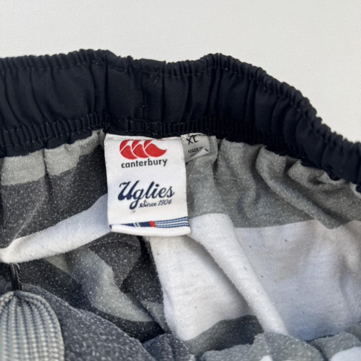Canterbury Joggers Black and Light Grey Uglies XL - Threads Uncovered