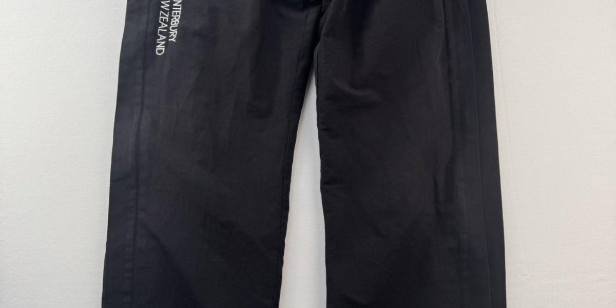 Canterbury Joggers Black and White Aged 14 - Threads Uncovered