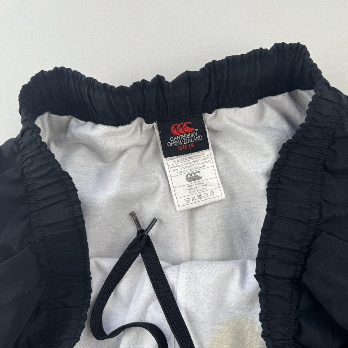 Canterbury Joggers Black and White Women Size 14 - Threads Uncovered