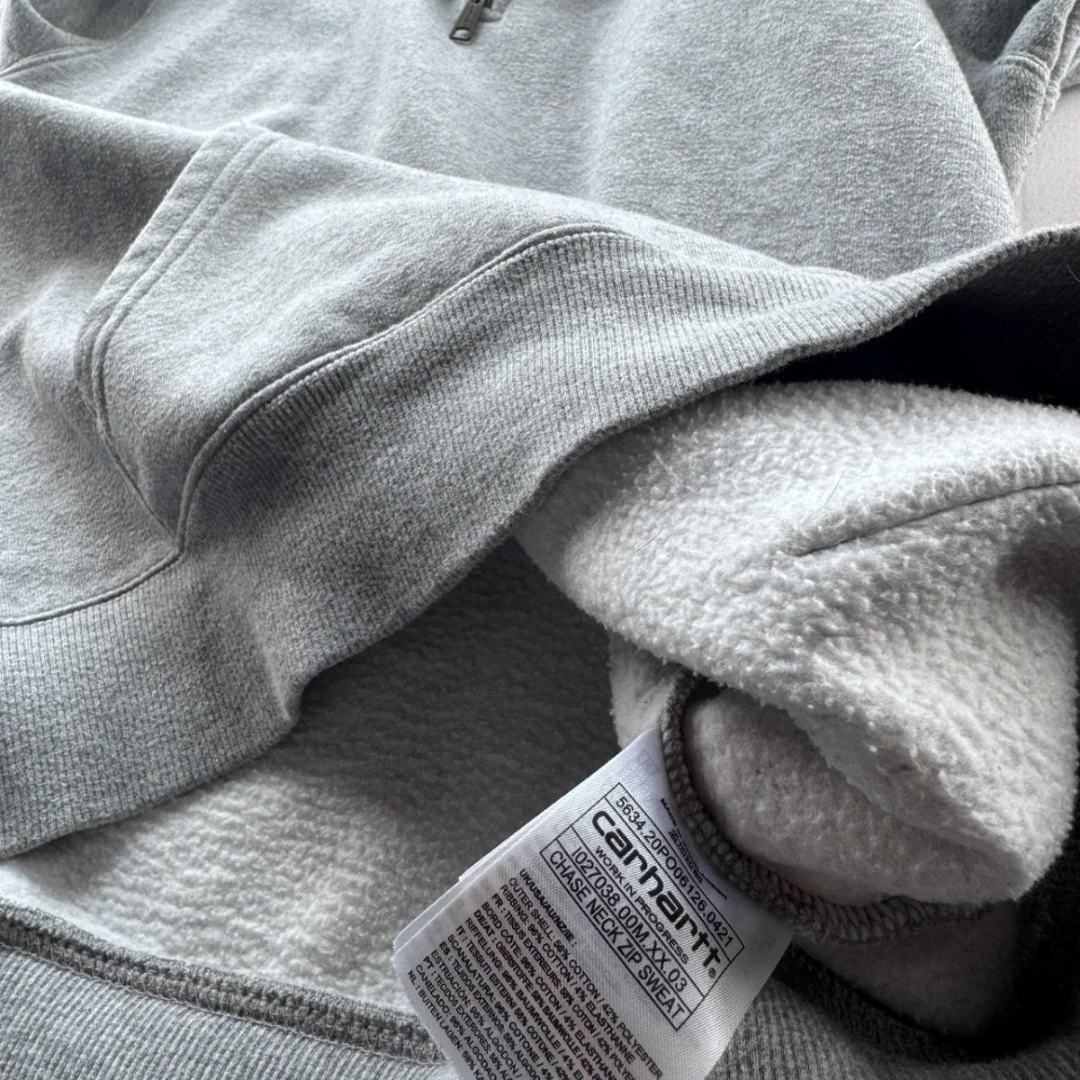 Carhartt Chase Quarter Zip Sweatshirt M - Threads Uncovered