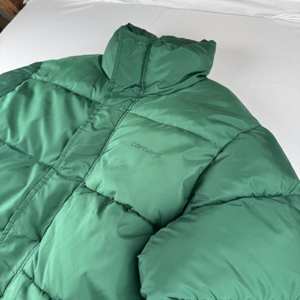 Carhartt Puffer Jacket in Green Size L - Threads Uncovered