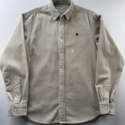 Carhartt WIP Beige Madison Corduroy Button Down Shirt S - Threads Uncovered