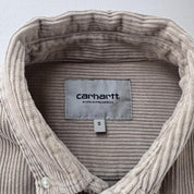 Carhartt WIP Beige Madison Corduroy Button Down Shirt S - Threads Uncovered