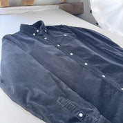 Carhartt WIP Black Madison Corduroy Button Down Shirt S - Threads Uncovered